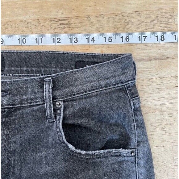 Agolde Isabel Slim Fit Boyfriend Distressed Denim Black Jeans Soft Rip 29 EUC - Picture 9 of 14